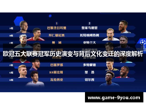 欧冠五大联赛冠军历史演变与背后文化变迁的深度解析